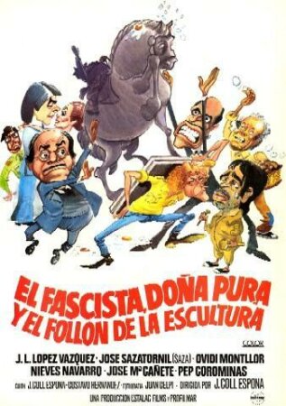 El fascista, doña Pura y el follón de la escultura (1983 Comedia) DVDrip