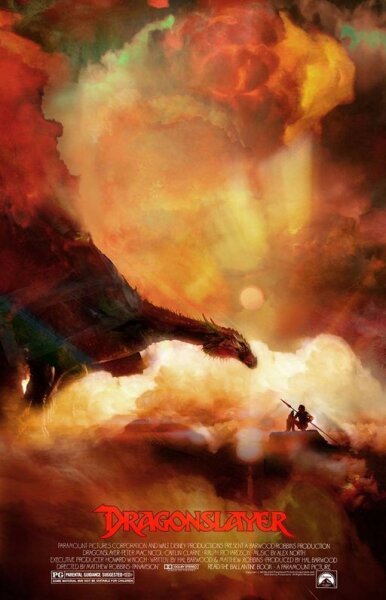 Dragonslayer (El dragón del lago de fuego) (1981) DVDrip